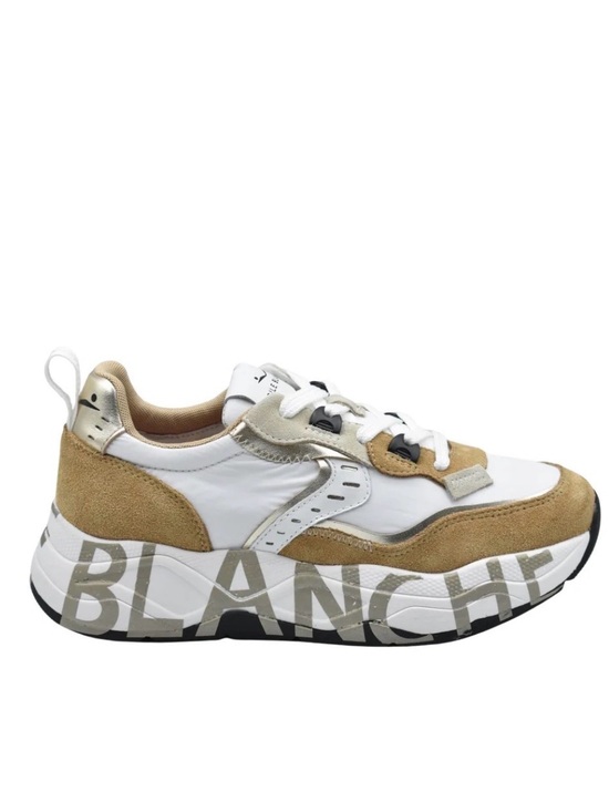 Voile Blanche Shoes - NWT VOILE BLANCHE CLUB105 Suede and Nylon Sneaker in Caramel - White
